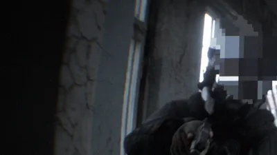 Bodycam operators aiming through a distorted body-camera lens