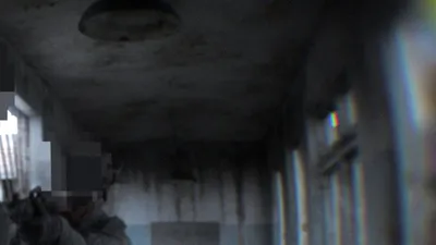 Bodycam close-quarters combat through a body-camera lens